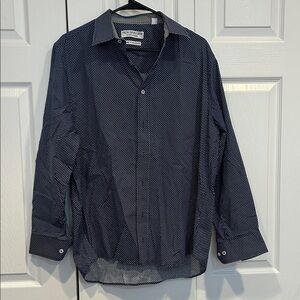 Men's Navy Dress Shirt